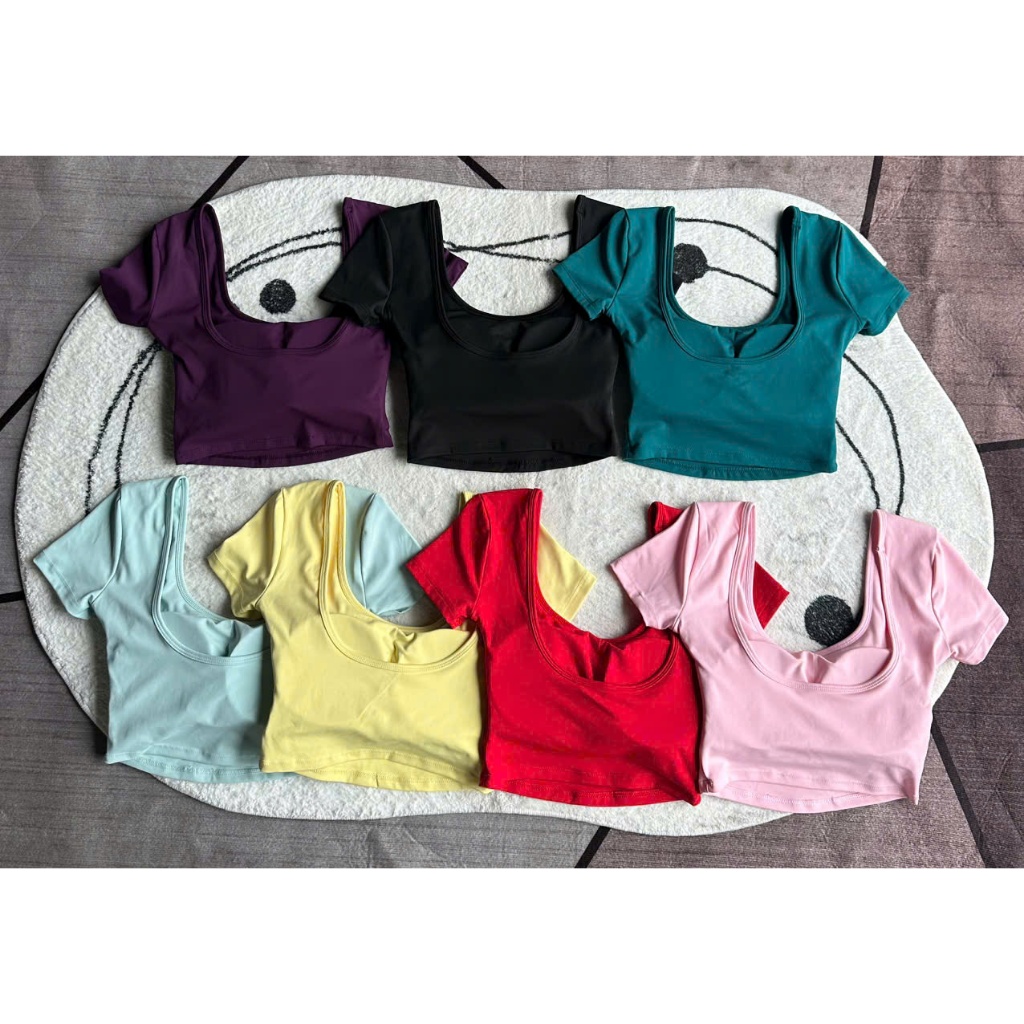 Áo Croptop LƯNG U CHẤT LULU HOTHISPORT