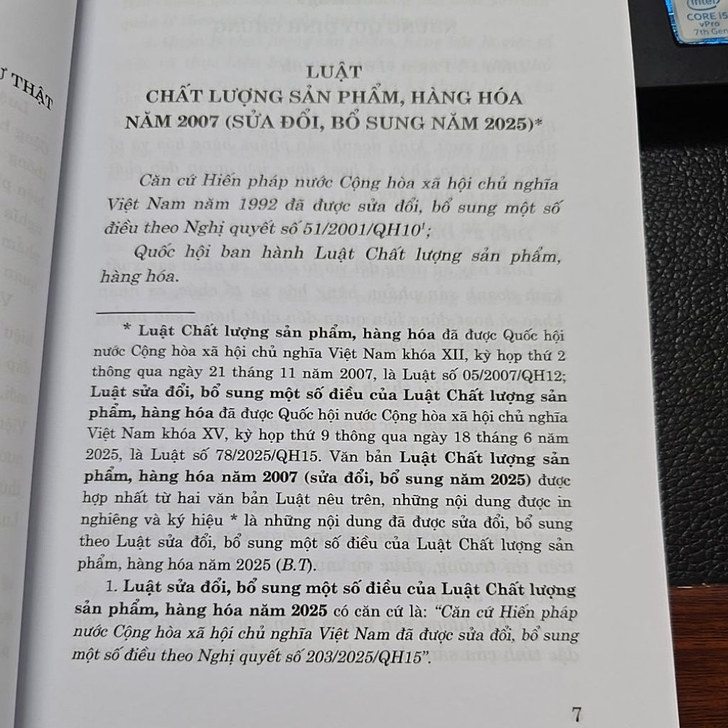 Sách - Luật chất lượng sản phẩm hàng hóa (NXB Chính trị quốc gia sự thật)