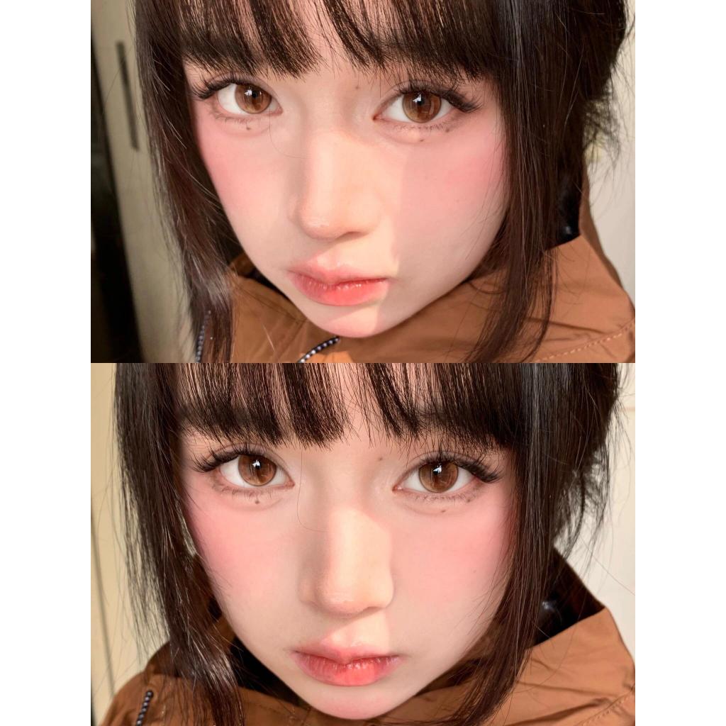 Kính áp tròng SNOWING BROWN 14.5mm 12 Tháng HOT DOUYIN Gamilens