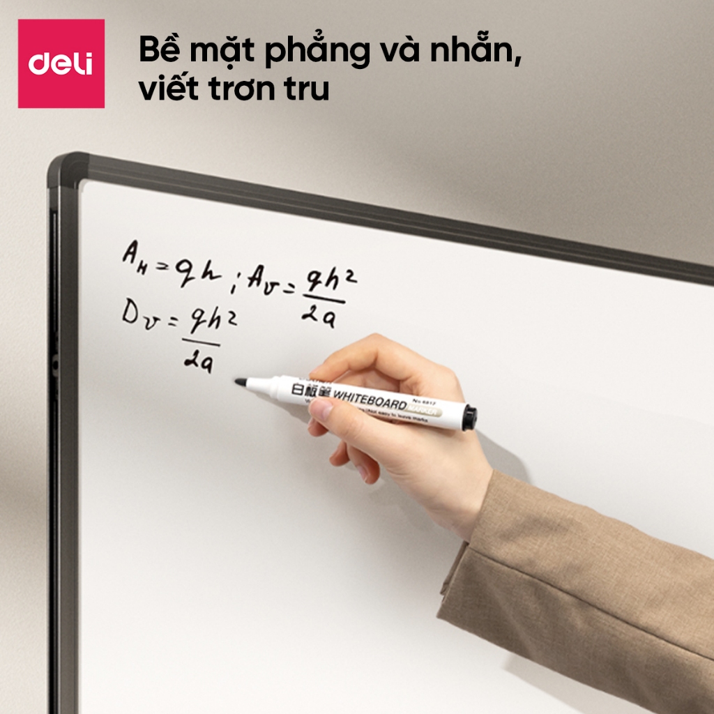 [GIẢM 200K] Bảng Từ Trắng Hai Mặt Deli, Bảng Viết Bút Lông Xóa Được Di Động Đa Năng Sử Dụng Văn Phòng, Trung Tâm