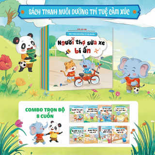 Sách Tranh - Nuôi Dưỡng Trí Tuệ Cảm Xúc ( Trọn Bộ 8 Cuốn): Giúp Trẻ Phát Triển EQ, Hiểu Và Quản Lý Cảm Xúc Hiệu Quả