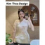 Váy ren 3D pleum thiết kế cao cấp phối tơ cover Amyy sang chảnh - Kim Thoa Design kèm Feedback khách xinh và video