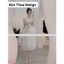 Váy ren 3D pleum thiết kế cao cấp phối tơ cover Amyy sang chảnh - Kim Thoa Design kèm Feedback khách xinh và video