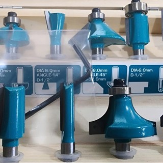 Bộ 12 mũi phay gỗ (6mm) TOTAL TACSR0121
