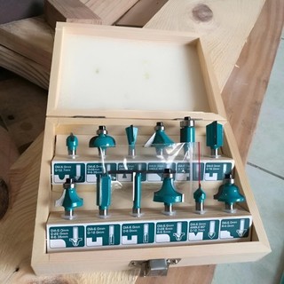 Bộ 12 mũi phay gỗ (6mm) TOTAL TACSR0121