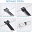 10 Chiếc,Dây Dán Velcro Quấn Chống Rối Dây Điện, Cáp Sạc, Dây Băng Gai Giúp Quản Lý Dây Cáp Gọn Gàng