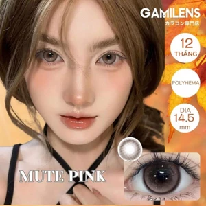 Kính áp tròng MUTE PINK 14.5mm 12 Tháng HOT DOUYIN Gamilens