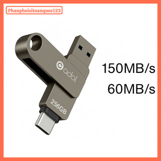 USB OTG ADOL  PM310 32GB/64GB/128GB/256GB – USB 3.2 & Type-C – Thiết Kế Xoay 2IN1