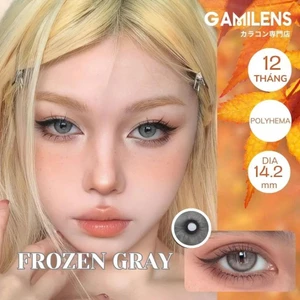 Kính áp tròng xám tây FROZEN GRAY 14.2mm 12 tháng Hot Douyin Gamilens