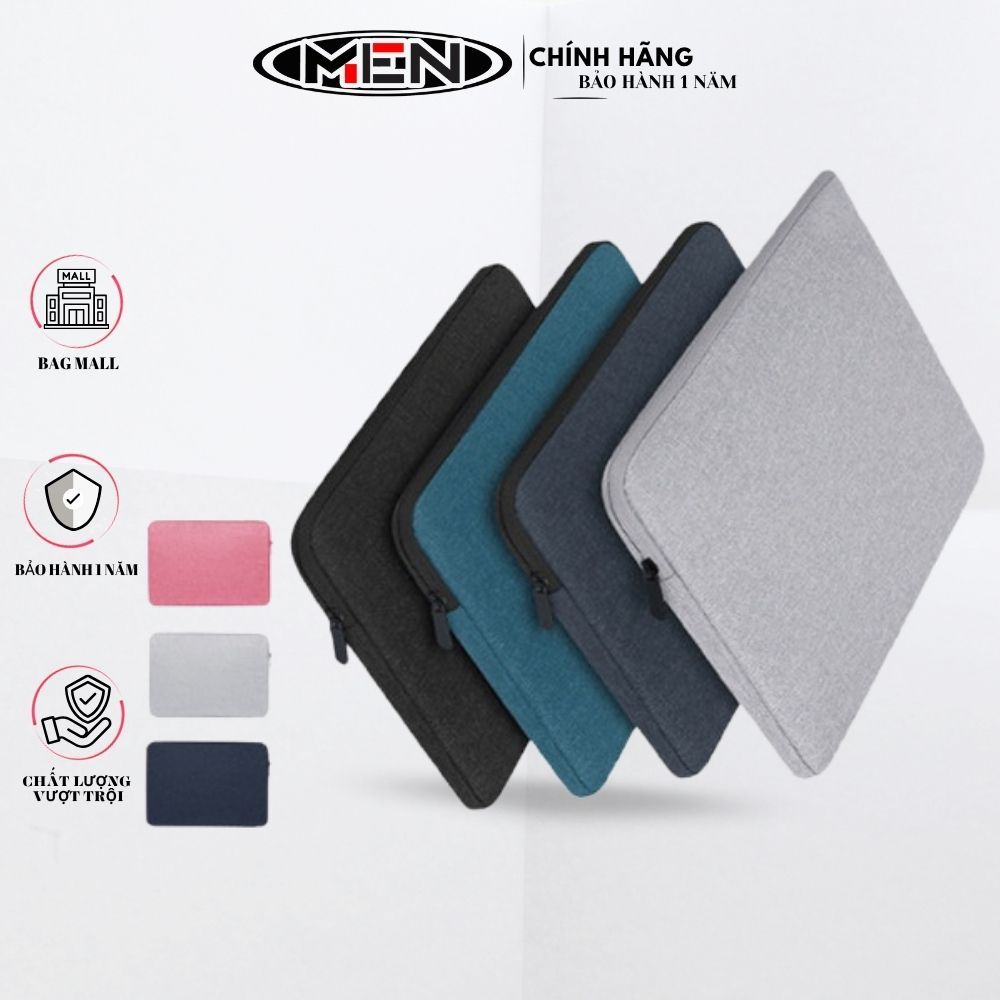[Rẻ vô địch] Túi Chống sốc laptop vải bố siêu mỏng có lót nhung 13-15 inch wick M.E.N H991