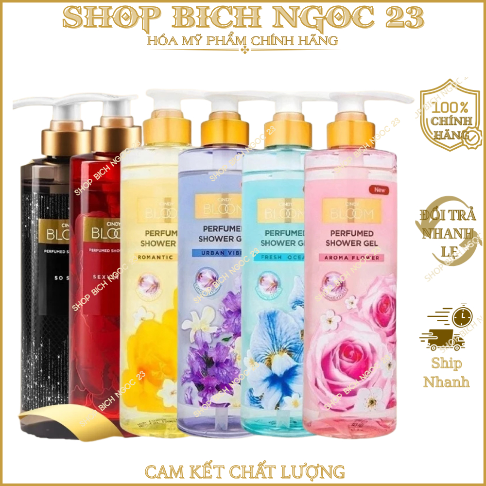 Sữa tắm nước hoa Cindy Bloom 640g