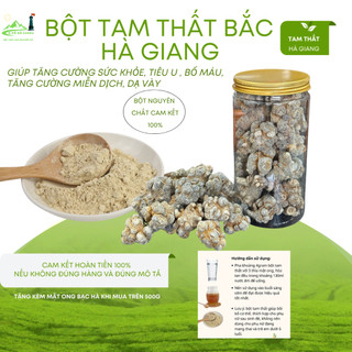Bột Tam Thất Bắc Hà Giang - Hàng Chất Lượng - Bột xịn Không Pha - Tốt Cho Sức Khỏe - Dược Liệu QUÝ