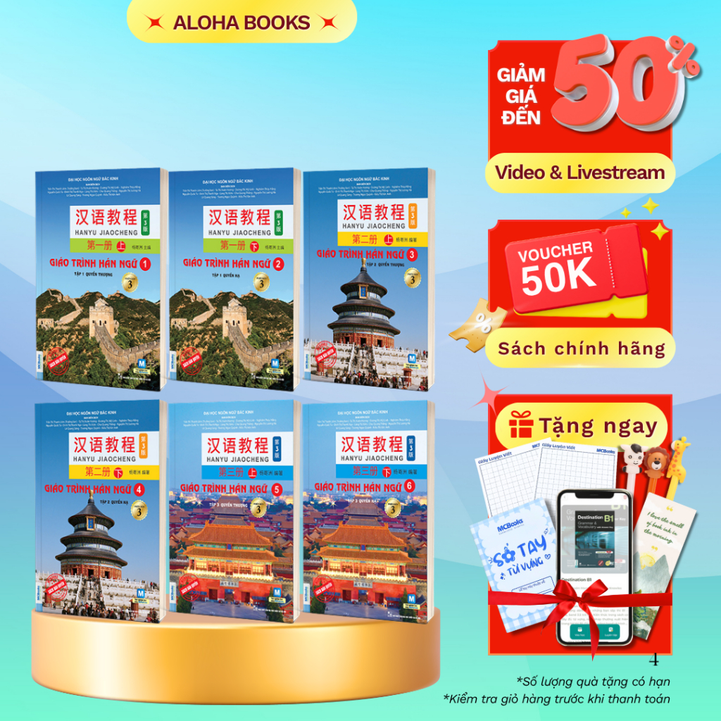 Sách - Giáo Trình Hán Ngữ 6 Cuốn - Phiên Bản 3 2023 (Combo/Lẻ tùy chọn)