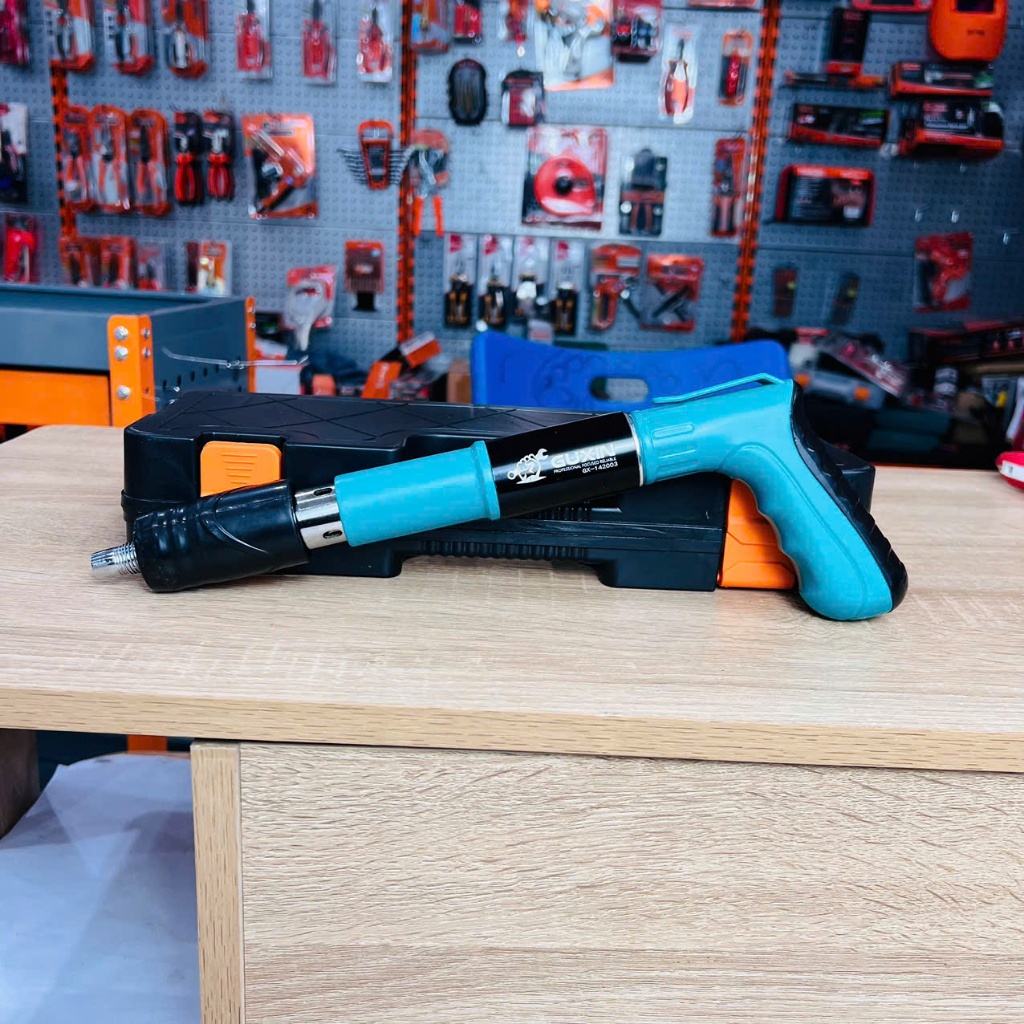 Máy Bắn Đinh Nổ GUXIN – Dụng Cụ Bắn Đinh Tường, Bắn Đinh Thép, Cố Định Chân Sắt Chuyên Dụng