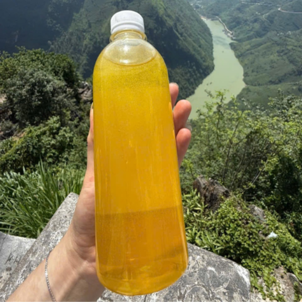 Mật ong bạc hà nguyên chất Hà Giang A Giàng, mật ong hoa bạc hà nguyên chất khai thác tự nhiên đặc sản cao nguyên đá