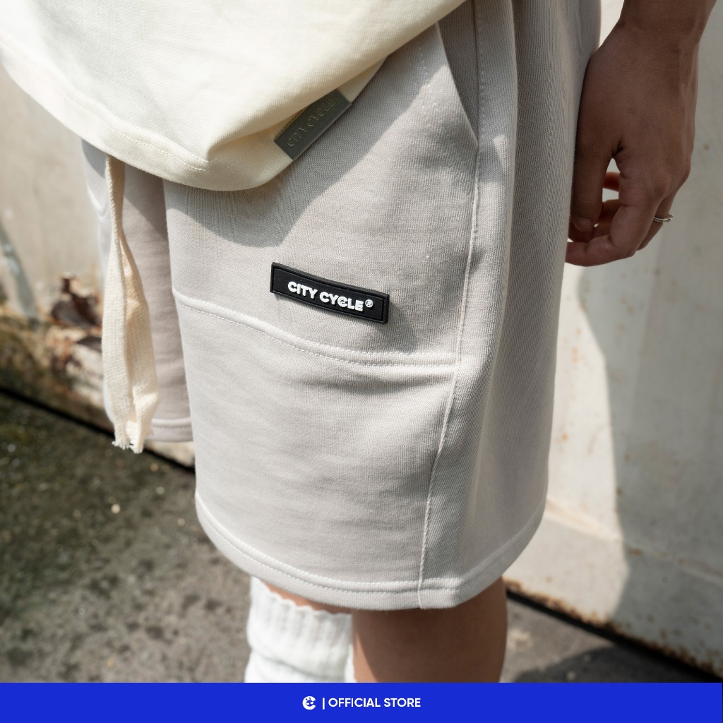 Quần Short Nỉ Essentials V2 Local Brand Chính Hãng City Cycle vải nỉ cao cấp ống rộng oversize