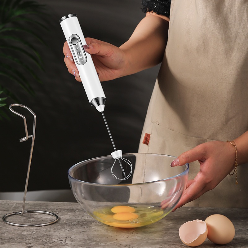 Kaleis Máy Đánh Trứng & Tạo Bọt Cafe Cầm Tay Không Dây - 3 Cấp Độ, Sạc Pin Tiện Lợi, Chính Hãng