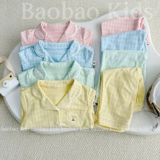 Pijama 4 màu vải nỉ lông cừu cao cấp 8-26kg cho bé trai bé gái