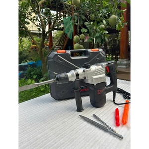 Máy khoan đục bê tông 2 chức năng nokiteck thái lan Công suất 1400w, Mtor dây đồng 100% - Tặng 2 Mũi