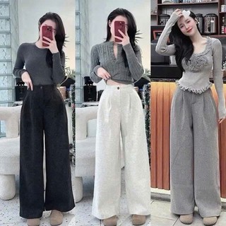 Quần  Xuông Cạp Liền ELEGANTE Chất Liệu Dạ Ép Cực Sịn Sò, Siêu Tôn Dáng, Che Khuyết Điểm 688980