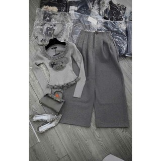 Quần  Xuông Cạp Liền ELEGANTE Chất Liệu Dạ Ép Cực Sịn Sò, Siêu Tôn Dáng, Che Khuyết Điểm 688980