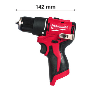 Máy khoan búa 12V Milwaukee M12 BLPDRC-0 chính hãng, máy khoan pin công suất cao, không chổi than