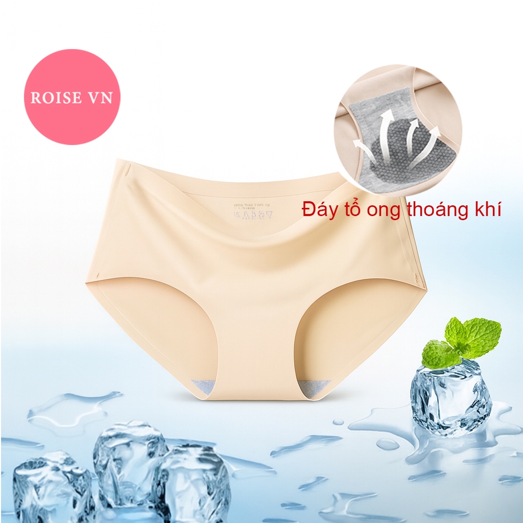 Quần lót nữ đúc su thun lạnh cạp ép không viền 810