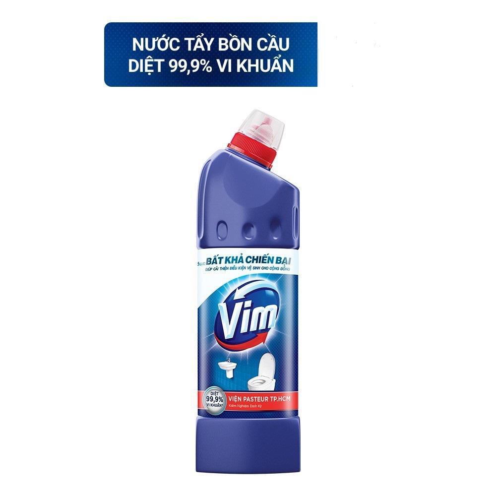 Nước Tẩy Bồn Cầu Vim Xanh Biển Diệt Khuẩn - Chai 880ML