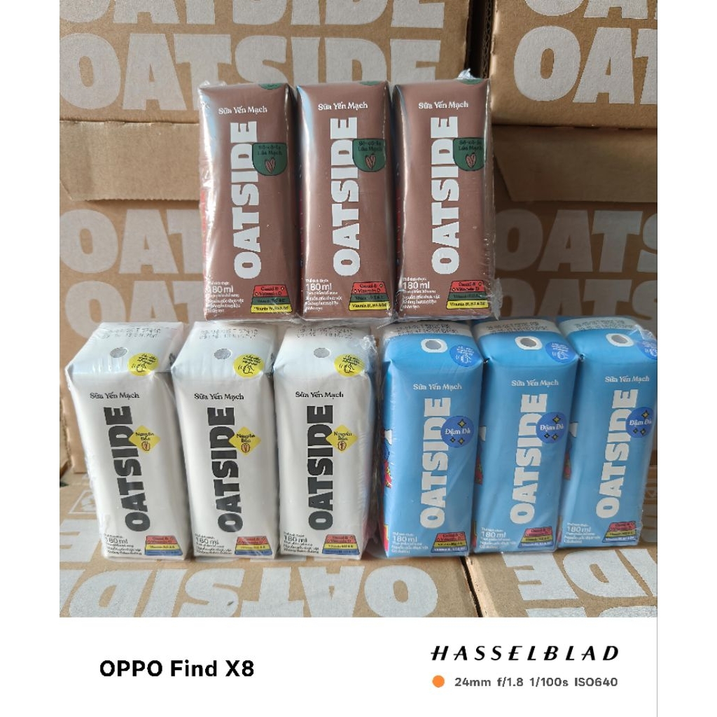 Thùng 24 hộp 180ml sữa hạt OATSIDE yến mạch nhập từ Thái