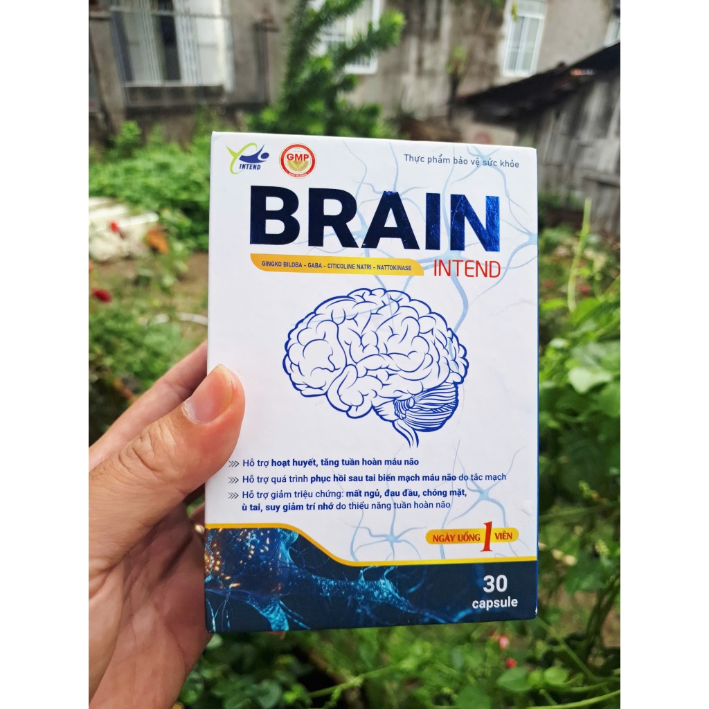 Hoạt Huyết Dưỡng Não Brain, Chỉ 1 Viên Mỗi Ngày Giúp Phòng Ngừa Đọt Quỵ, Tăng Cường Lưu Thông Máu Não, Cải Thiện Mất Ngủ