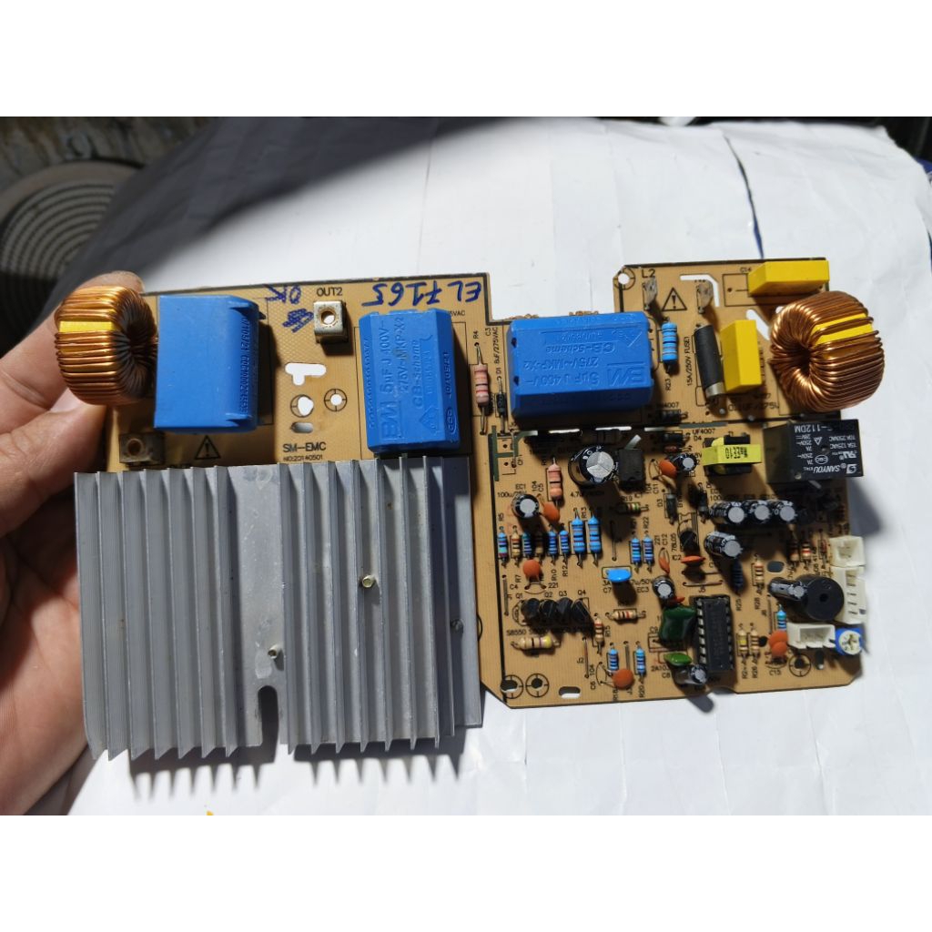 mạch nguồn của bếp điện từ đơn Elmich 7165 mã SM tháo bếp | Shopee Việt Nam