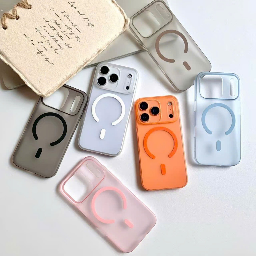Ốp Lưng iPhone KiNGBON Nhám Mờ Hỗ Trợ Sạc Không Dây cho iPhone 17Pro Max/17Pro/16ProMax/15Pro Max