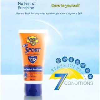 Kem chống nắng Banana Boat Sports Sweatproof Super Sunscreen Lotion - SPF100+ / PA+++ / 90ML