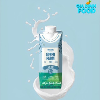 Sữa tươi Vinamilk Green Farm cao đạm, không lactose - LỐC 3 hộp/ 250ml