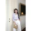 Áo sơ mi sọc nữ GILLEE (nhiều màu) dáng dài phối túi vải cotton cao cấp thoáng mát FAS380