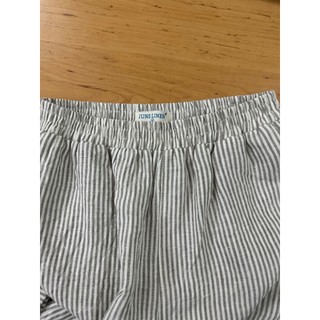 [JUNE LINEN] Quần dài ống rộng 36cm cho nữ, chất Linen tưng washed, lưng thun. QD10
