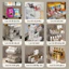 Xe Đẩy 2/3/4 Tầng Kệ Nhựa Trong Suốt Có Bánh Xe đẩy Ăn Nhẹ Đẹp Kệ Bảo Quản Suốt Nhiều Tầng