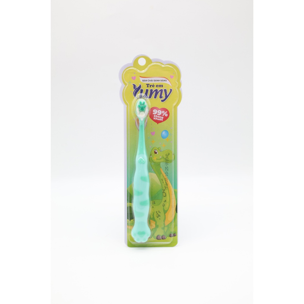 Combo 4 Bàn chải đánh răng trẻ em YUMY đầu chải mảnh mềm mại vệ sinh răng an toàn cho bé (BC01-102)