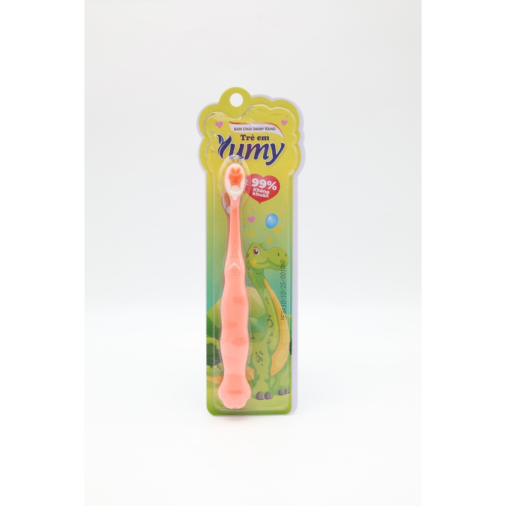 Combo 4 Bàn chải đánh răng trẻ em YUMY đầu chải mảnh mềm mại vệ sinh răng an toàn cho bé (BC01-102)