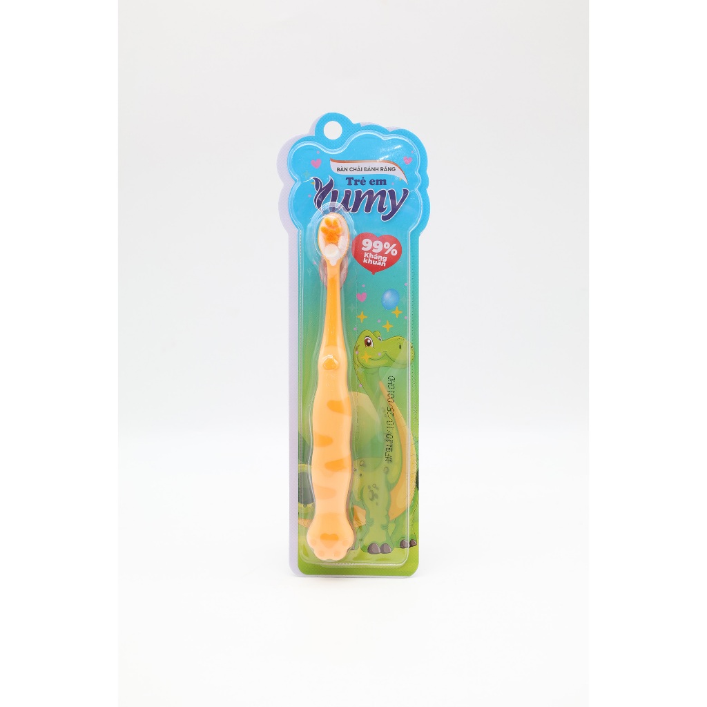 Combo 4 Bàn chải đánh răng trẻ em YUMY đầu chải mảnh mềm mại vệ sinh răng an toàn cho bé (BC01-102)