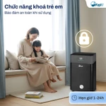 Máy hút ẩm 16L block nhập khẩu FUJIE HM-916ED công suất 16 lít/ngày, loại bỏ ẩm ướt, kết nối wifi — ảnh 6