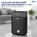Máy hút ẩm 16L block nhập khẩu FUJIE HM-916ED công suất 16 lít/ngày, loại bỏ ẩm ướt, kết nối wifi — ảnh 4