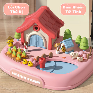 Đồ Chơi Nông Trại Vui Vẻ Fun Farm Điều Khiển Nhân Vật Từ Tính, Mô Phỏng Thế Giới Nông Trại Cho Bé Tưởng Tượng, Sáng Taọ