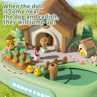 Đồ Chơi Nông Trại Vui Vẻ Fun Farm Điều Khiển Nhân Vật Từ Tính, Mô Phỏng Thế Giới Nông Trại Cho Bé Tưởng Tượng, Sáng Taọ