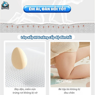 [MỚI NHẤT] Thảm Cuộn Trải Sàn Xốp XPE PAKEY Dày 1.5CM, Thảm Cho Bé Tập Đi Tập Bò, 2 Mặt Êm Ái, Chống Nước Chống Trượt