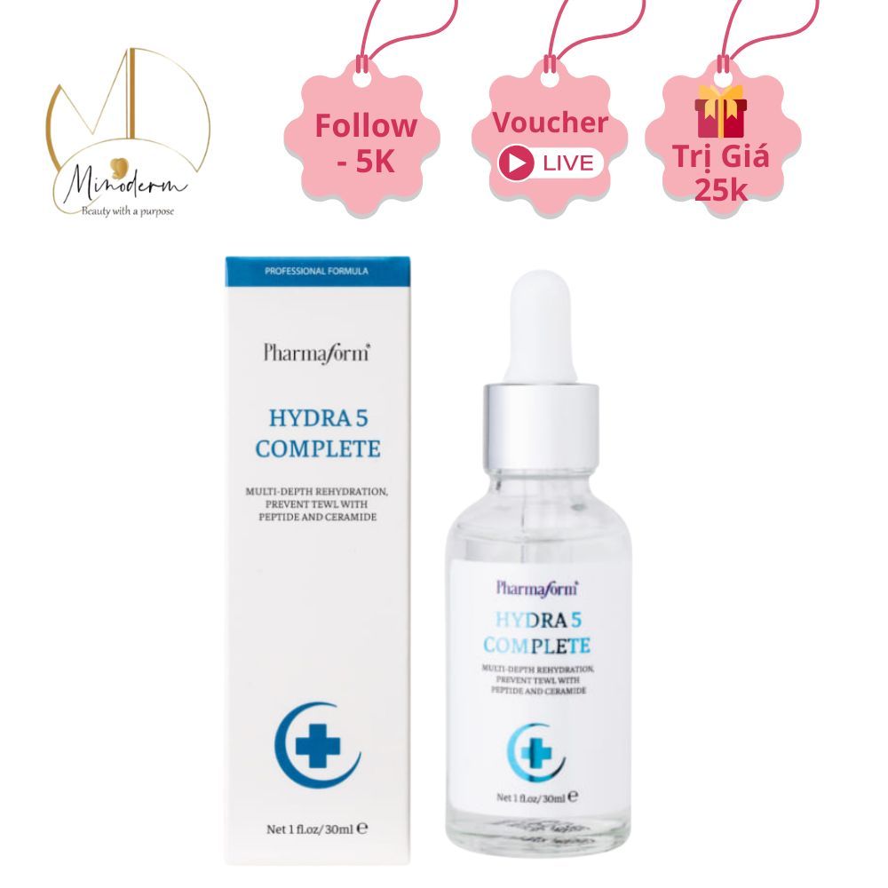 Serum Pharmaform Hydra 5 Complete Tinh chất phục hồi, cấp ẩm chuyển ...
