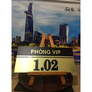 Bảng Phòng Vip, Phòng ban, Phòng chức danh chất liệu ALu kích thước 14x32cm, Thiết Kế Miễn Phí Qua Chat