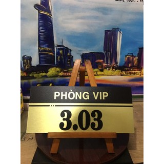 Bảng Phòng Vip, Phòng ban, Phòng chức danh chất liệu ALu kích thước 14x32cm, Thiết Kế Miễn Phí Qua Chat