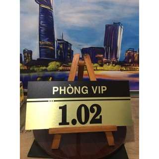 Bảng Phòng Vip, Phòng ban, Phòng chức danh chất liệu ALu kích thước 14x32cm, Thiết Kế Miễn Phí Qua Chat