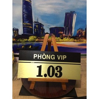 Bảng Phòng Vip, Phòng ban, Phòng chức danh chất liệu ALu kích thước 14x32cm, Thiết Kế Miễn Phí Qua Chat